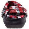 Zuecos Crocs Classic con forro de camuflaje «Negro y rojo» 208047-063