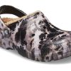 Zuecos Crocs Classic con forro decolorante «Negro, blanco y beige» 207299-001