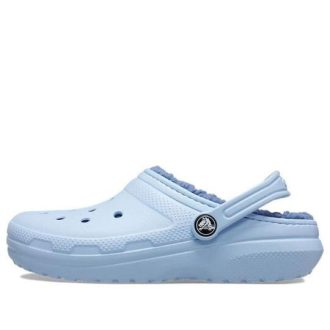 Zuecos Crocs Classic con forro en azul cielo (TD) 207009-4NS