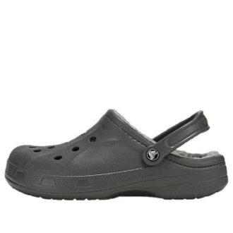 Zuecos Crocs Classic con forro en gris pizarra 203766-0DV