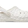 Zuecos Crocs Classic con forro geométrico «Blanco» 210069-100