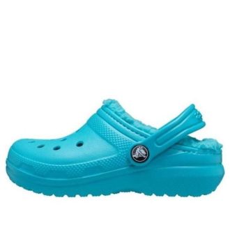 Zuecos Crocs Classic con forro (GS) «Azul» 203506-4SL