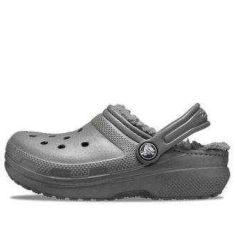 Zuecos Crocs Classic con forro (GS) «Gris pizarra ahumado» 203506-0EX