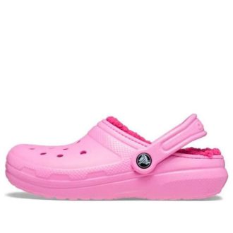 Zuecos Crocs Classic con forro (GS) «Rosa caramelo» 207010-6SW