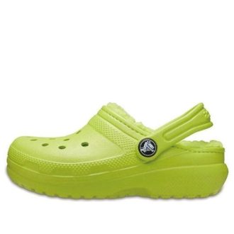 Zuecos Crocs Classic con forro (GS) «Verde» 203506-3TX
