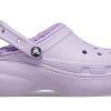 Zuecos Crocs Classic con forro morado (mujeres) 207938-530