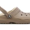 Zuecos Crocs Classic con forro «Mushroom Bone» 203591-2YB