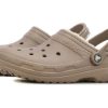 Zuecos Crocs Classic con forro «Mushroom Bone» 203591-2YB