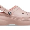Zuecos Crocs Classic con forro rosa (mujeres) 207938-6TY