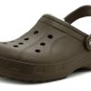 Zuecos Crocs Classic con forro «Walnut Oatmeal» 1624428A
