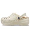 Zuecos Crocs Classic con plataforma y forro «Bone» 207938-2Y2