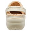 Zuecos Crocs Classic con plataforma y forro «Bone» 207938-2Y2