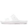 Zuecos Crocs Classic Cozy, calzado informal unisex, blanco 206761-100