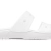 Zuecos Crocs Classic Cozy, calzado informal unisex, blanco 206761-100