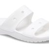 Zuecos Crocs Classic Cozy, calzado informal unisex, blanco 206761-100
