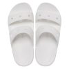 Zuecos Crocs Classic Cozy, calzado informal unisex, blanco 206761-100