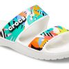 Zuecos Crocs Classic Cozy Unisex Blanco Multicolor 207856-94S