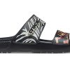 Zuecos Crocs Classic Cozy Unisex, color negro, multicolor, 207847-0C4
