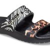Zuecos Crocs Classic Cozy Unisex, color negro, multicolor, 207847-0C4