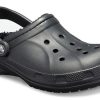 Zuecos Crocs Classic Crocs Stay Warm, sandalias deportivas unisex resistentes al desgaste, color negro, 16244-060