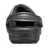 Zuecos Crocs Classic Crocs Stay Warm, sandalias deportivas unisex resistentes al desgaste, color negro, 16244-060