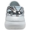 Zuecos Crocs Classic Crush Disco para mujer, color azul claro, 208121-0ZT