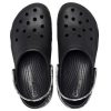 Zuecos Crocs Classic Crush Disco para mujer, color negro, 208123-0C4