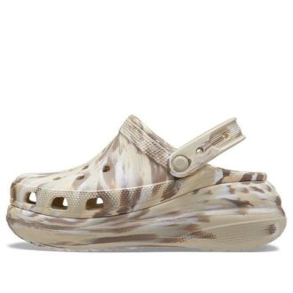Zuecos Crocs Classic Crush Marbled «Bone Multi» 208265-2Y3