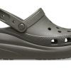 Zuecos Crocs Classic Crush «Oliva polvorienta» 207521-3J5