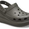 Zuecos Crocs Classic Crush «Oliva polvorienta» 207521-3J5