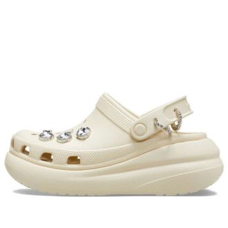 Zuecos Crocs Classic Crush Punk «Hueso» 208219-2Y2