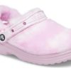 Zuecos Crocs Classic Fur Sure Ballerina «Rosa y blanco» 207303-6SU