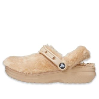 Zuecos Crocs Classic Fur Sure «Chai» 207303-212 (mujeres)