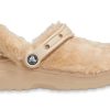 Zuecos Crocs Classic Fur Sure «Chai» 207303-212 (mujeres)