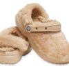Zuecos Crocs Classic Fur Sure «Chai» 207303-212 (mujeres)