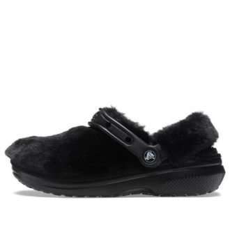 Zuecos Crocs Classic Fur Sure Slip-On «Negro» 207303-001