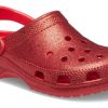 Zuecos Crocs Classic Glitter «Flame» 205942-8C1