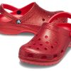Zuecos Crocs Classic Glitter «Flame» 205942-8C1
