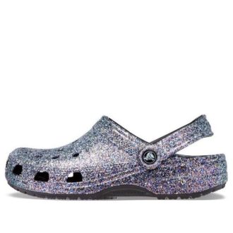 Zuecos Crocs Classic Glitter «Multicolor Plateado» 205942-0C4