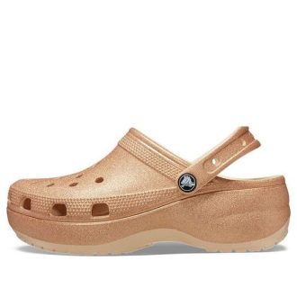 Zuecos Crocs Classic Glitter «Naranja» 207241-2DS (Mujeres)