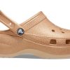 Zuecos Crocs Classic Glitter «Naranja» 207241-2DS (Mujeres)