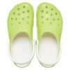 Zuecos Crocs Classic Glow in the Dark «Lime Green White» 209101-3UH