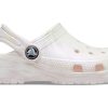 Zuecos Crocs Classic (GS) «Marble White Pink» 207364-6PS