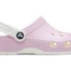Zuecos Crocs Classic (GS) «Rosa y Blanco» 209161-6S0