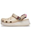 Zuecos Crocs Classic Hiker «Beige Blanco Rojo» 206772-212