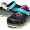 Zuecos Crocs Classic Hiker «Negro Azul Amarillo» 206772-0C4