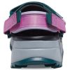 Zuecos Crocs Classic Hiker para mujer, color negro, verde azulado, 206772-988
