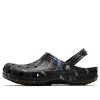 Zuecos Crocs Classic, informales, transpirables, para playa, negros, unisex, 206868-001