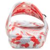 Zuecos Crocs Classic Marble Beach unisex, color rojo y blanco, 206879-884