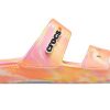 Zuecos Crocs Classic Marble Beach unisex, zapatillas rojas multicolor «Rojo» 207701-83F